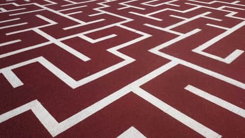 Maze playground marking 